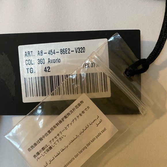 Elisabetta Franchi Pure Ivory Dress IT 42 - Picture 4 of 7